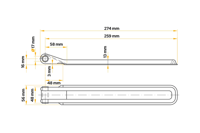 UNITRAILER BSCH 10-270 bočný záves prívesu