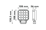LED reflektorová pracovná lampa LAYTZ LY7107 64xLED 6400lm štvorcová