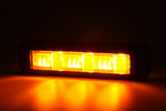 Výstražná kontrolka WAŚ 2466 W285 LED blikajúca oranžová MASTER/SLAVE