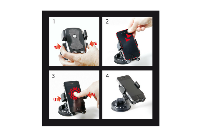 Držiak na telefón Easy-Lock LAMP s prísavkou