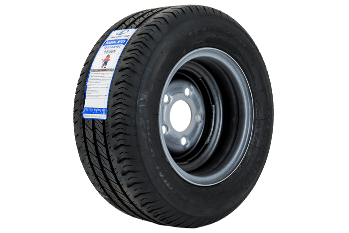 Vystužené koleso na príves PNEUMATIKY LINGLONG 195/55 R10C 98/96N RÁFEK UNITRAILER 6Jx10"H2 5x112 ET:-4