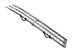 Skladacia hliníková rampa UNITRAILER ALR002 pre príves 221 cm 340 kg s popruhom
