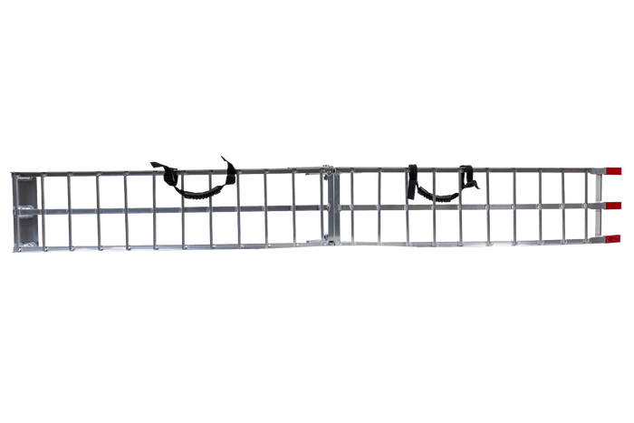 Skladacia hliníková rampa UNITRAILER ALR002 pre príves 221 cm 340 kg s popruhom
